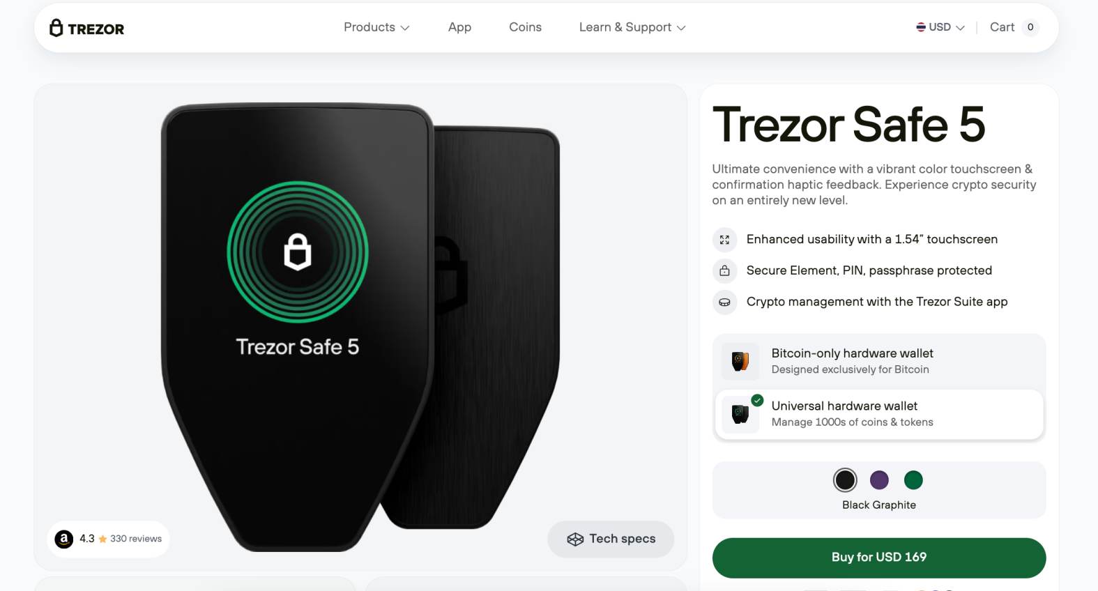 Trezor Safe 5 review