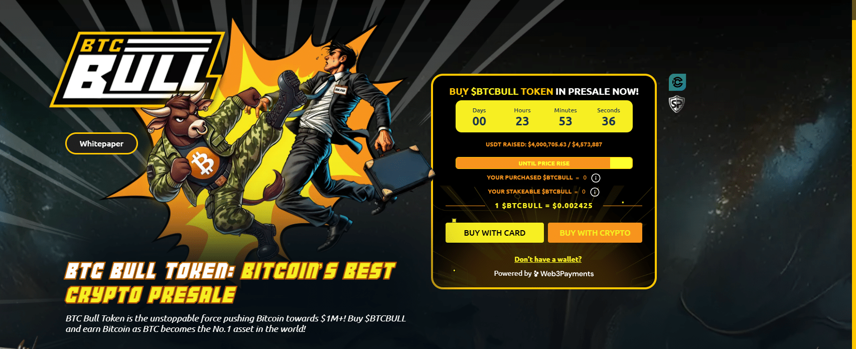 Wormhole crypto price rose 50% in 24 hours. BTCBULL token presale dominates. Is BTC Bull one of the best meme coins to buy in 2025?