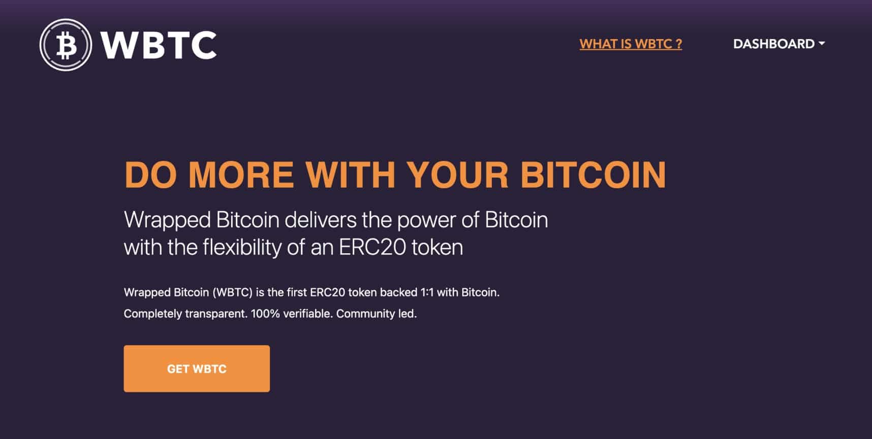 What is Wrapped Bitcoin?