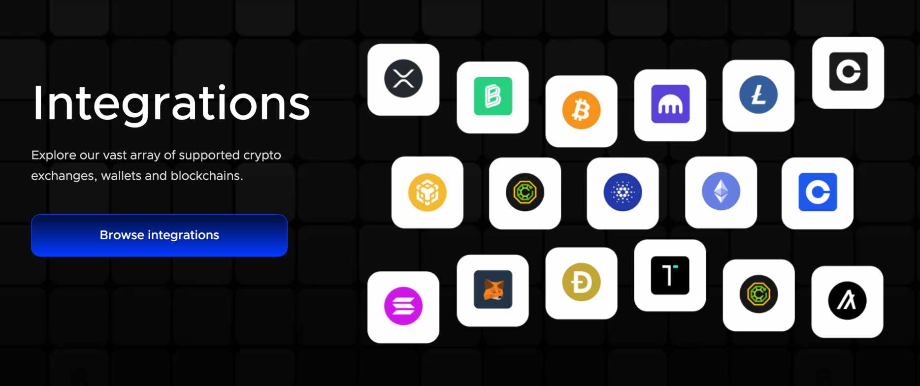 Blockpit integrations