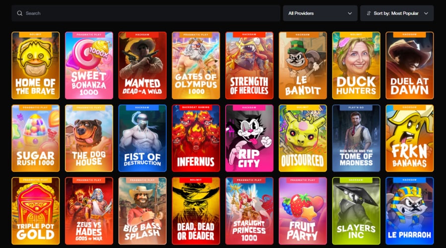 Play thousands of online slots at Shuffle Casino. 