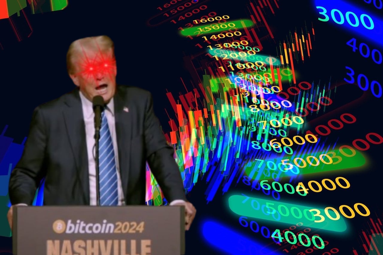 The official $TRUMP meme coin surges in price again, this time on the back of the President taking to Truth Social saying 'I love $TRUMP'.