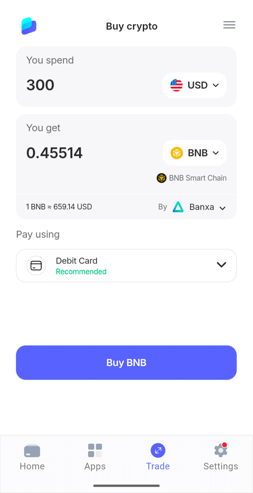 best wallet buy bnb