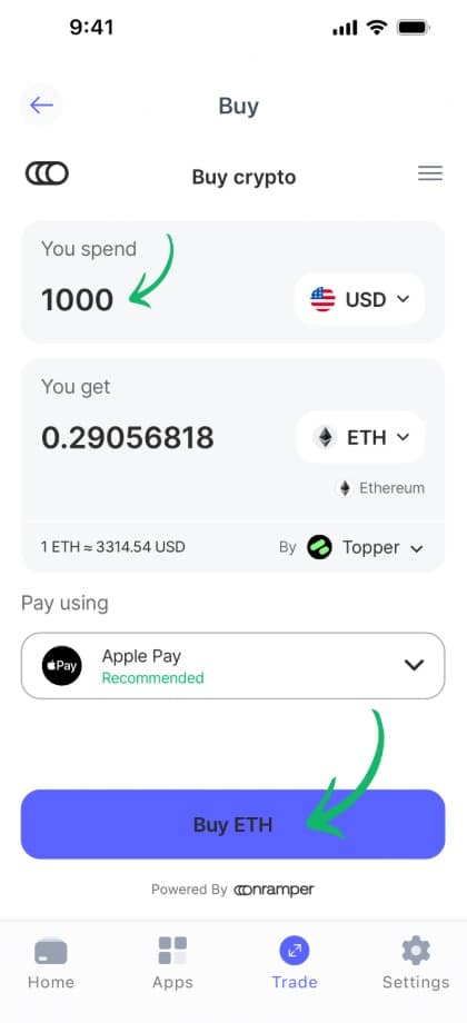 best wallet buy ETH