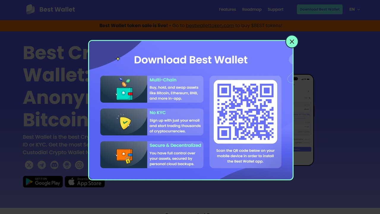 best wallet QR