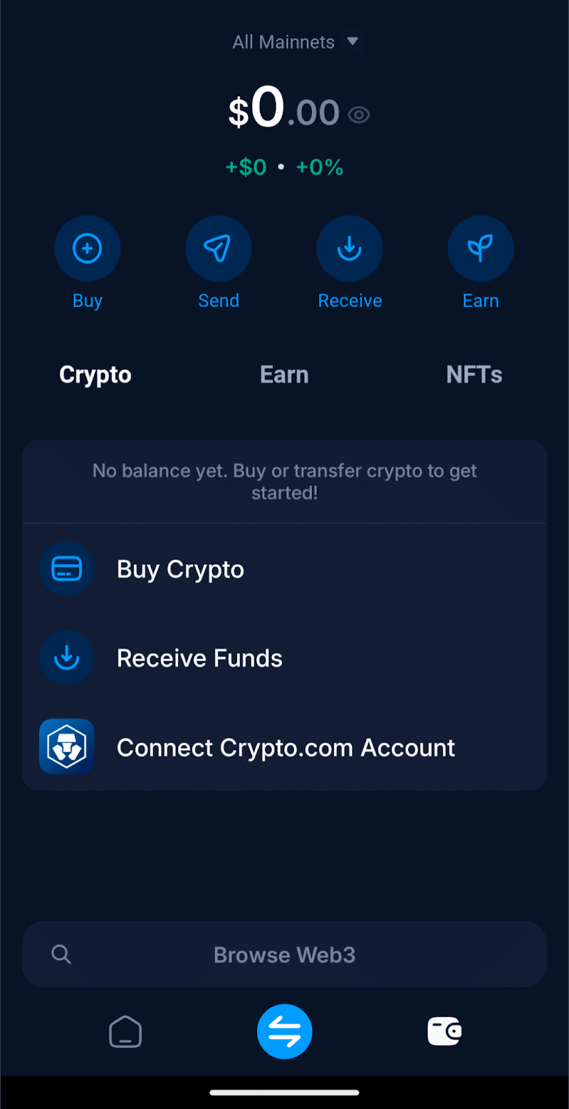 crypto.com main page