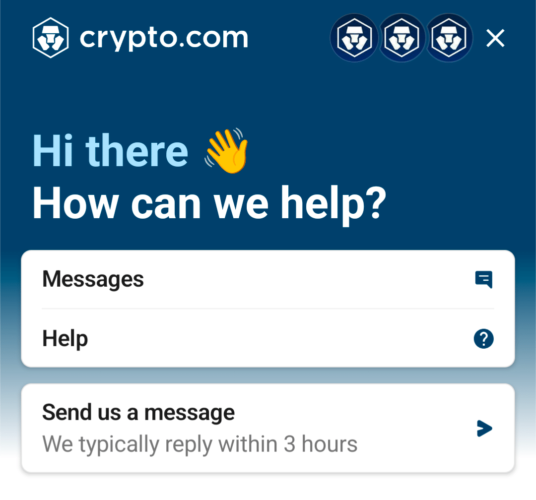 crypto.com onchain support chat
