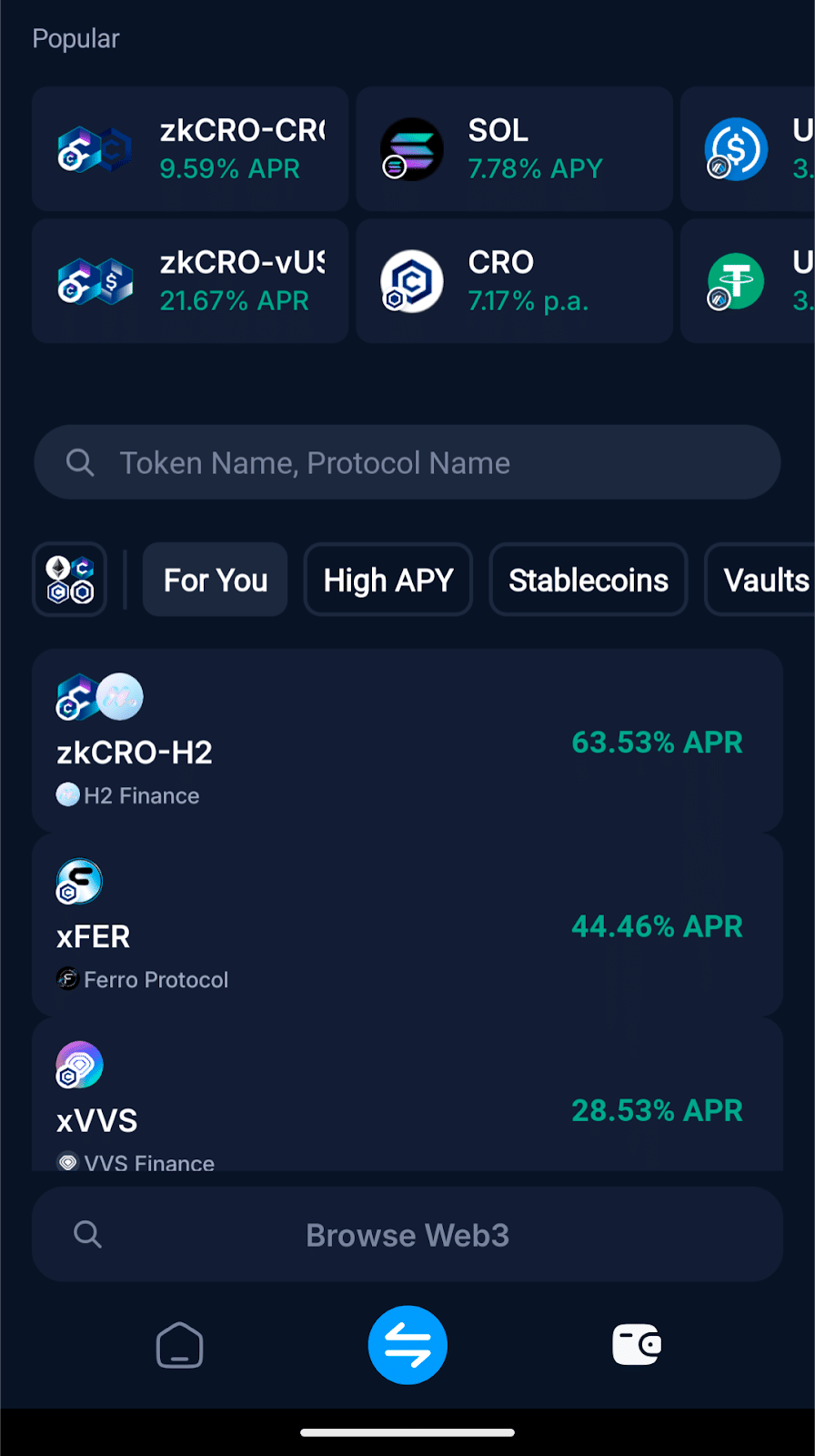 crypto.com defi wallet staking