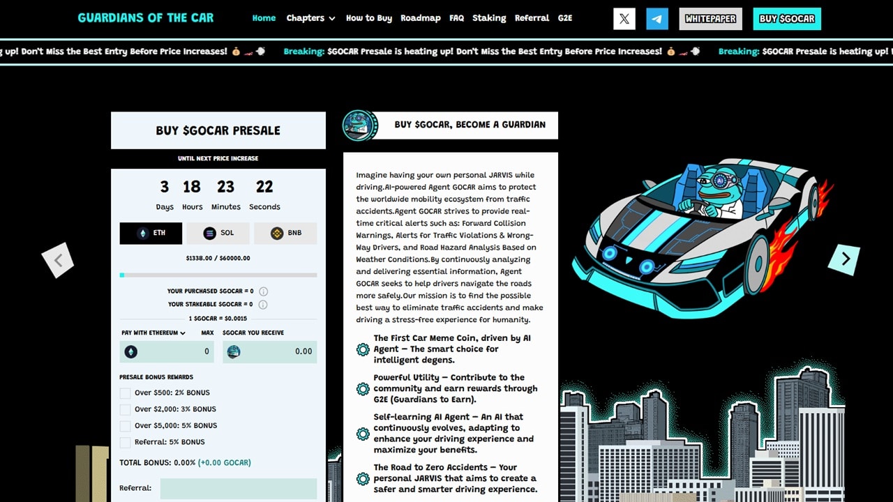 GOCAR presale