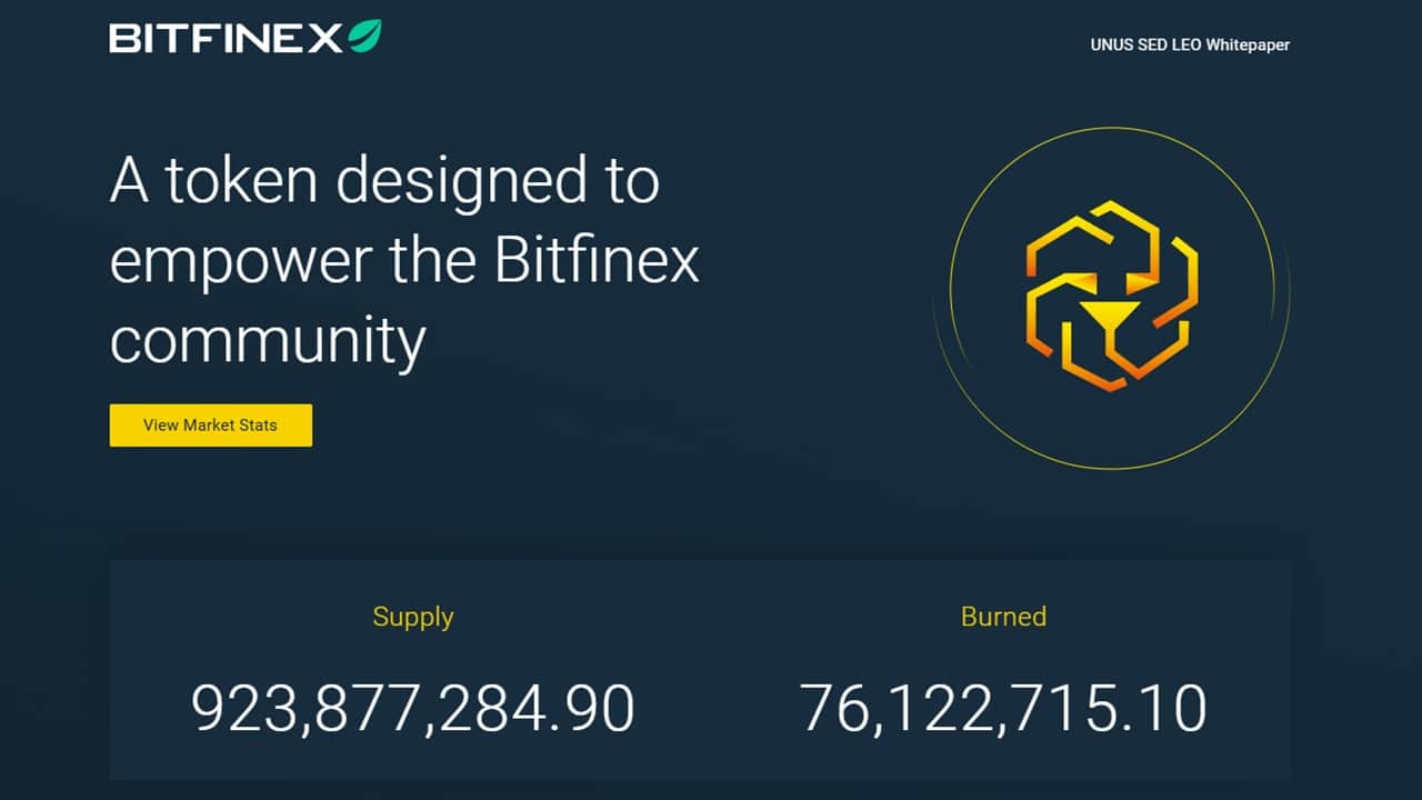 LEO Token home