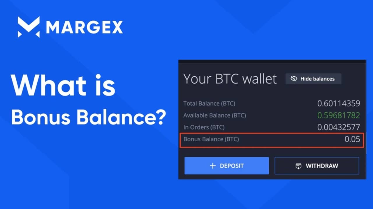 Margex bonus balance