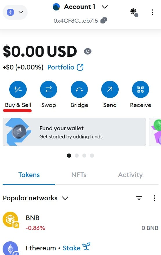 metamask buy
