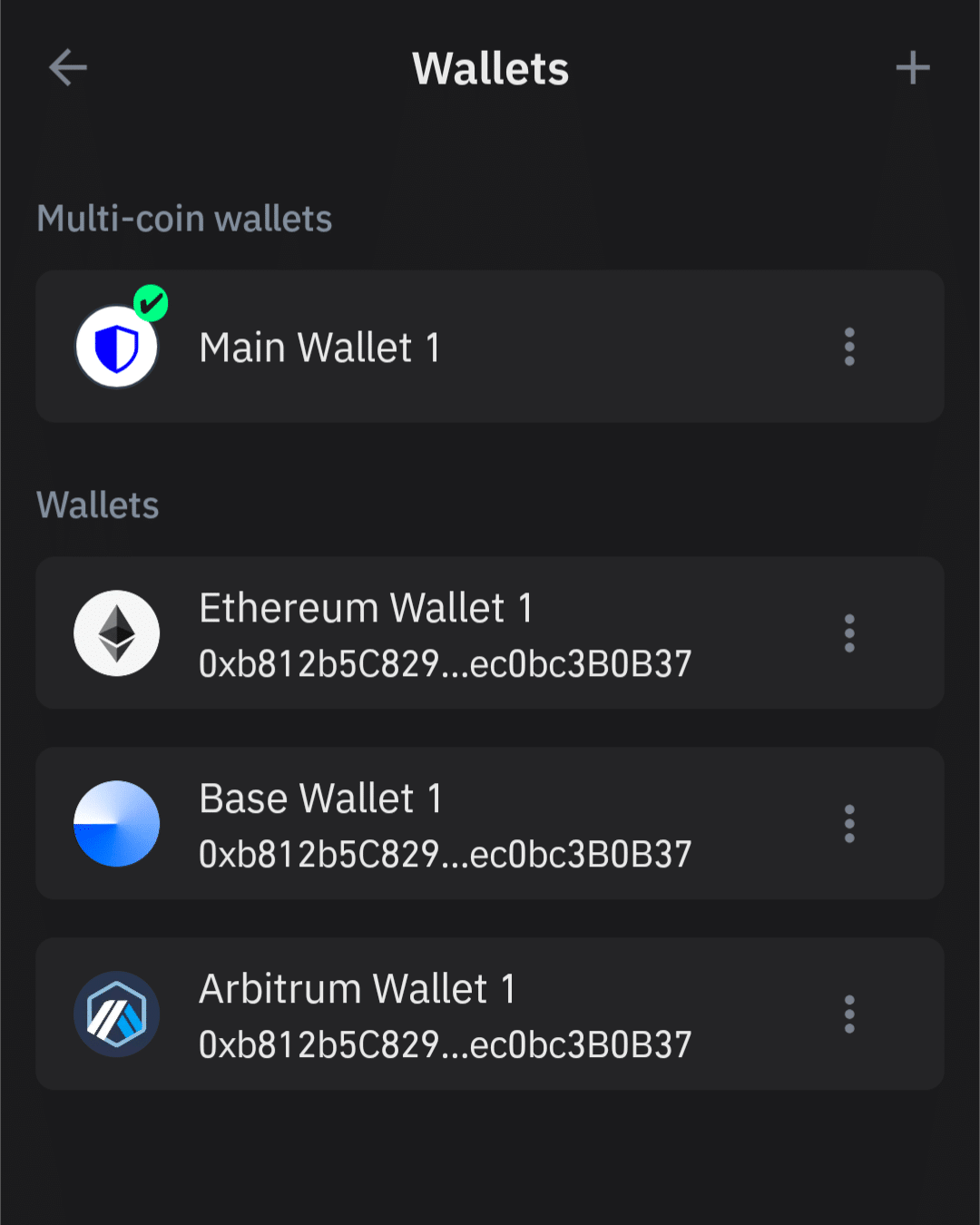 trust wallet add new wallet