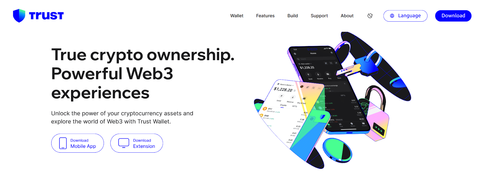 trust wallet homepage