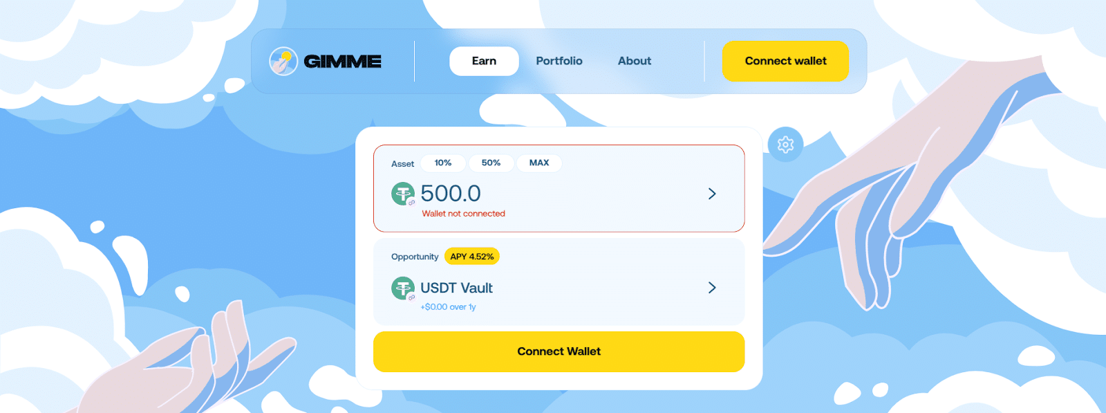 usdt staking vault