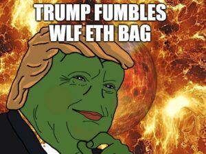 The Trump-backed World Liberty Financial project looks to have sold that bottom on ETH are paper-handing $8m worth before it bounced 10%