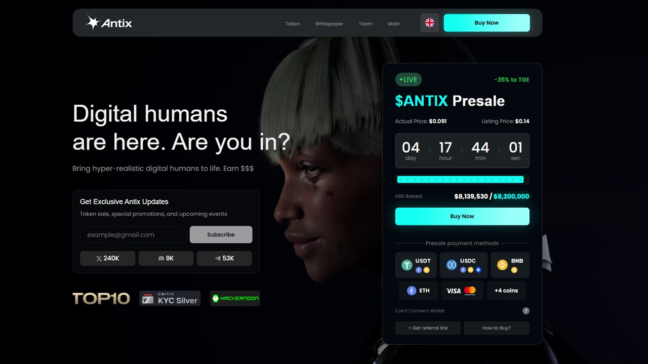 Antix presale