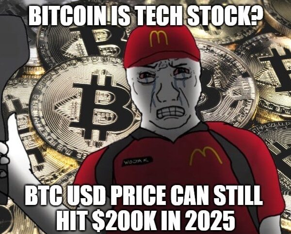 Is Bitcoin Acting Like Tech Stocks? BTC USD Can Still Hit $200K This Run