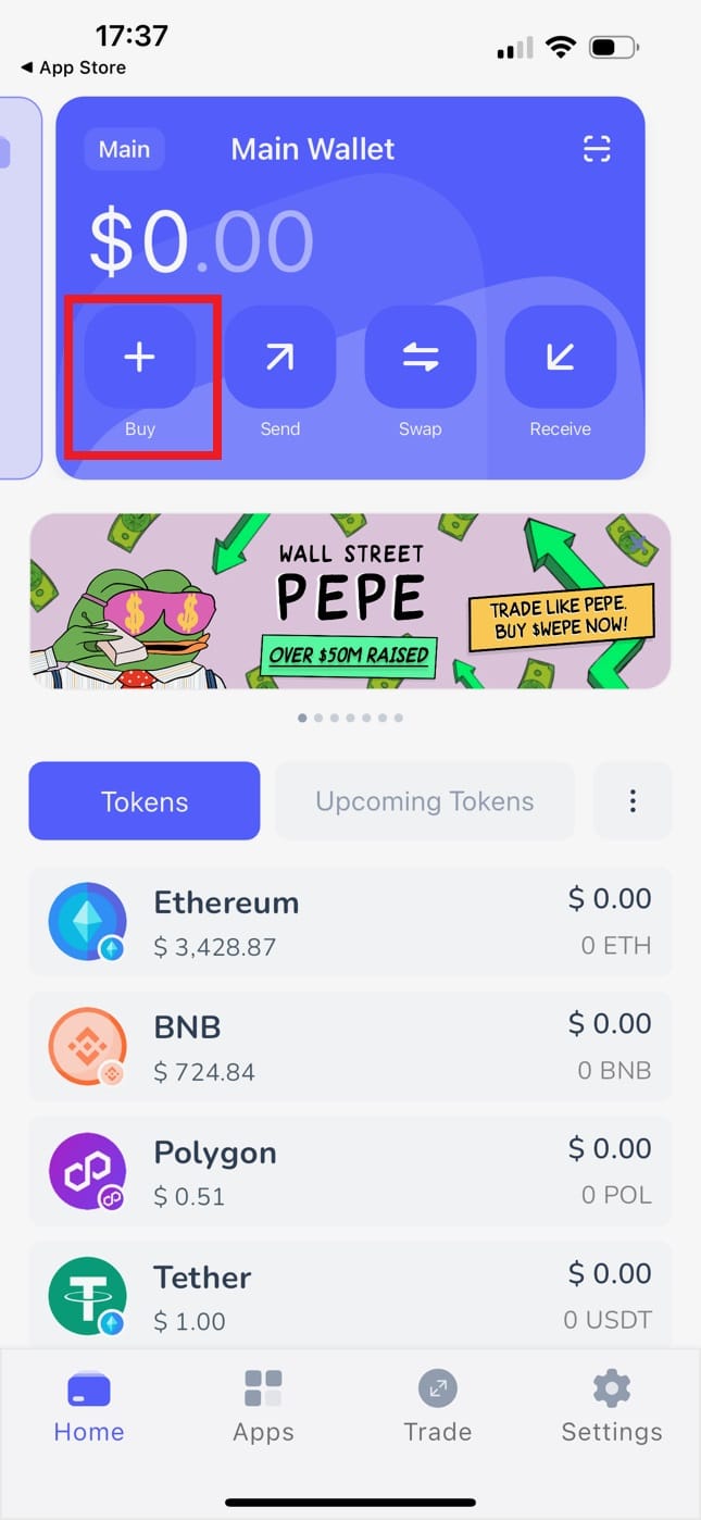 Best Wallet - Buy Crypto