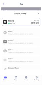 Best Wallet Choose Onramp