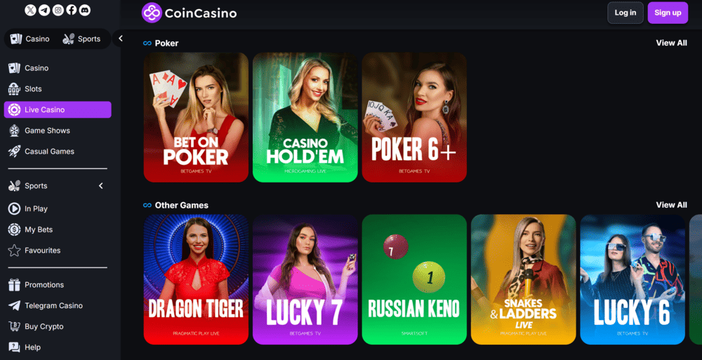 CoinCasino Poker