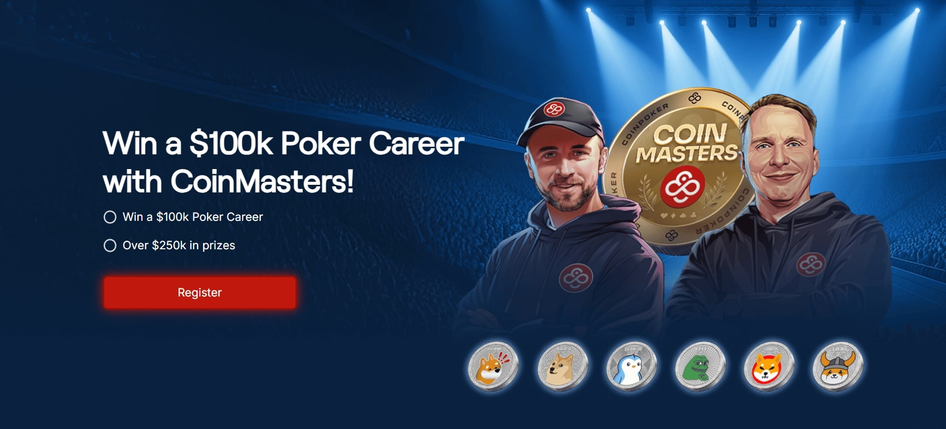 CoinMasters promotion at CoinPoker