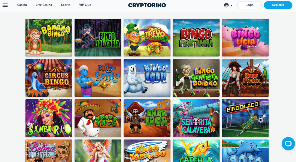 Cryptorino Bingo Games
