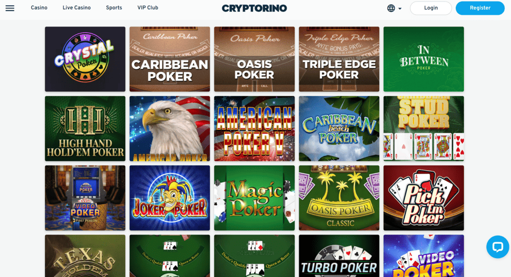 Cryptorino Poker