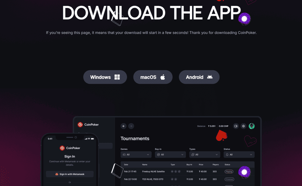 Download CoinPoker