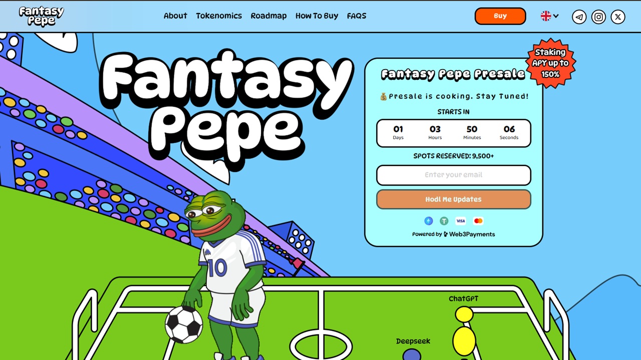 Fantasy Pepe presale countdown