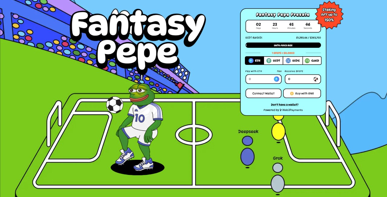 Fantasy Pepe ($FEPE) Presale 21Apr