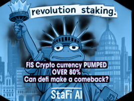 FIS crypto currency pumped over 85% recently, is DeFi products going to have its own run shortly? brief look at StaFi