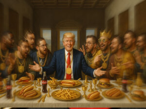 Did trump managed to save his crypto meme coin on solana and who is buying after his announcement of top holders dinner?