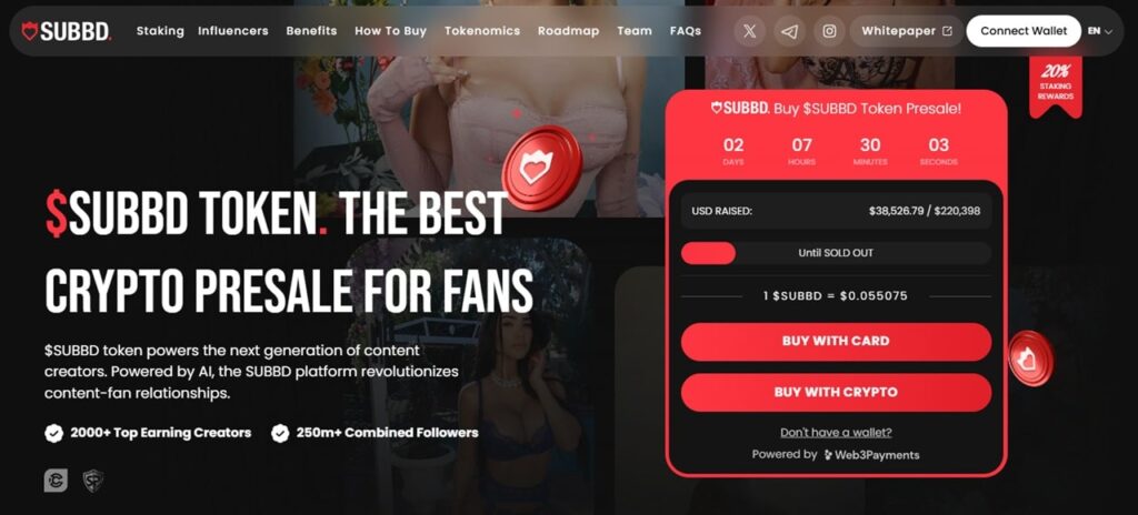 SUBBD presale