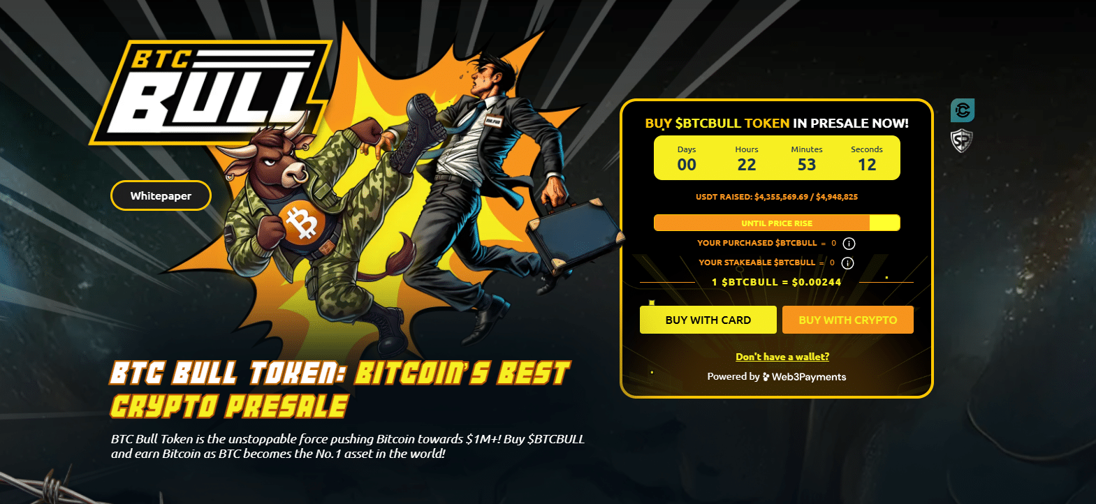 Will Trump tariffs impact crypto? A low Bitcoin price will benefit GameStop. BTC Bull presale raises $4.4 million