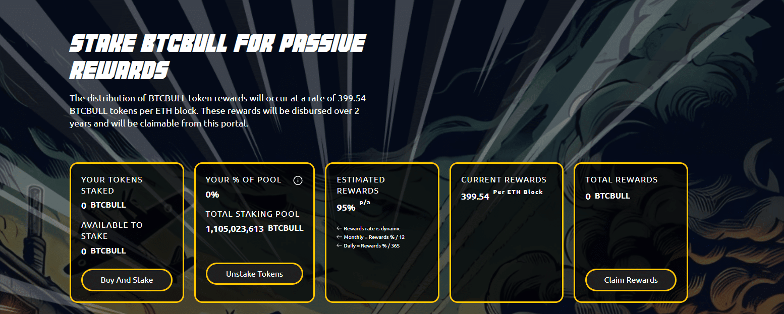 Bitcoin price and equities are dropping amid Trump tariffs. BTC Bull presale raises over $4.3M and offers 95% APY staking rewards