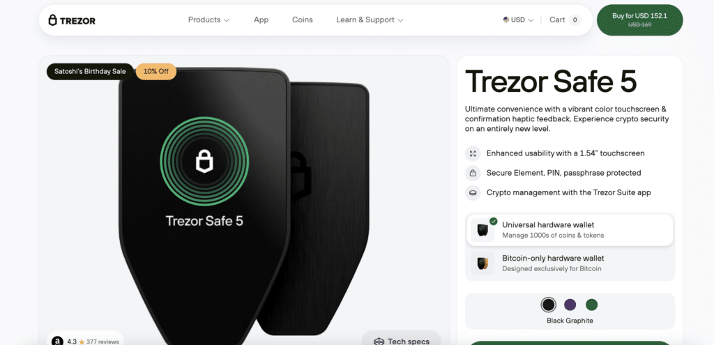 Best cold wallet for BCH