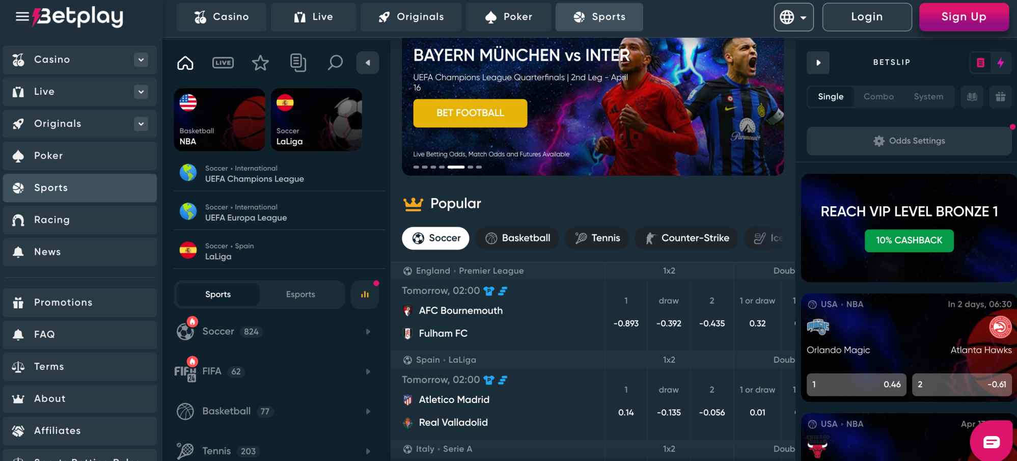 Betplay.io sportsbook