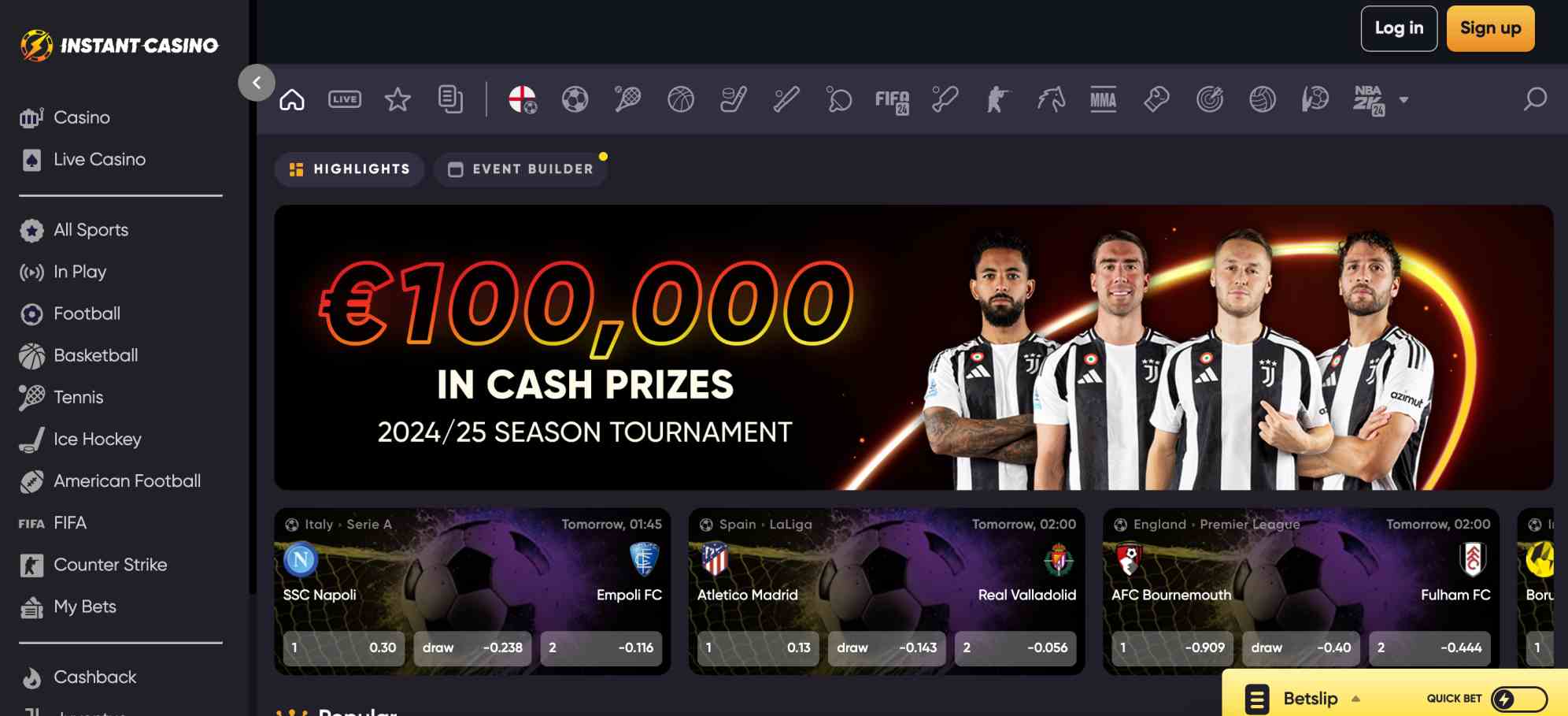 Instant Casino review