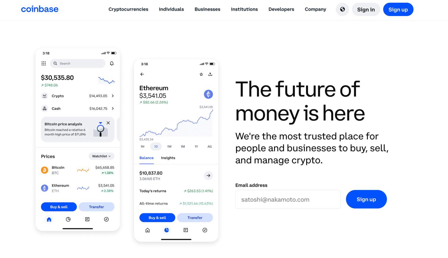 Coinbase exchange fiat money