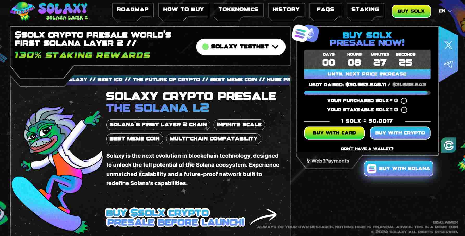Solaxy presale