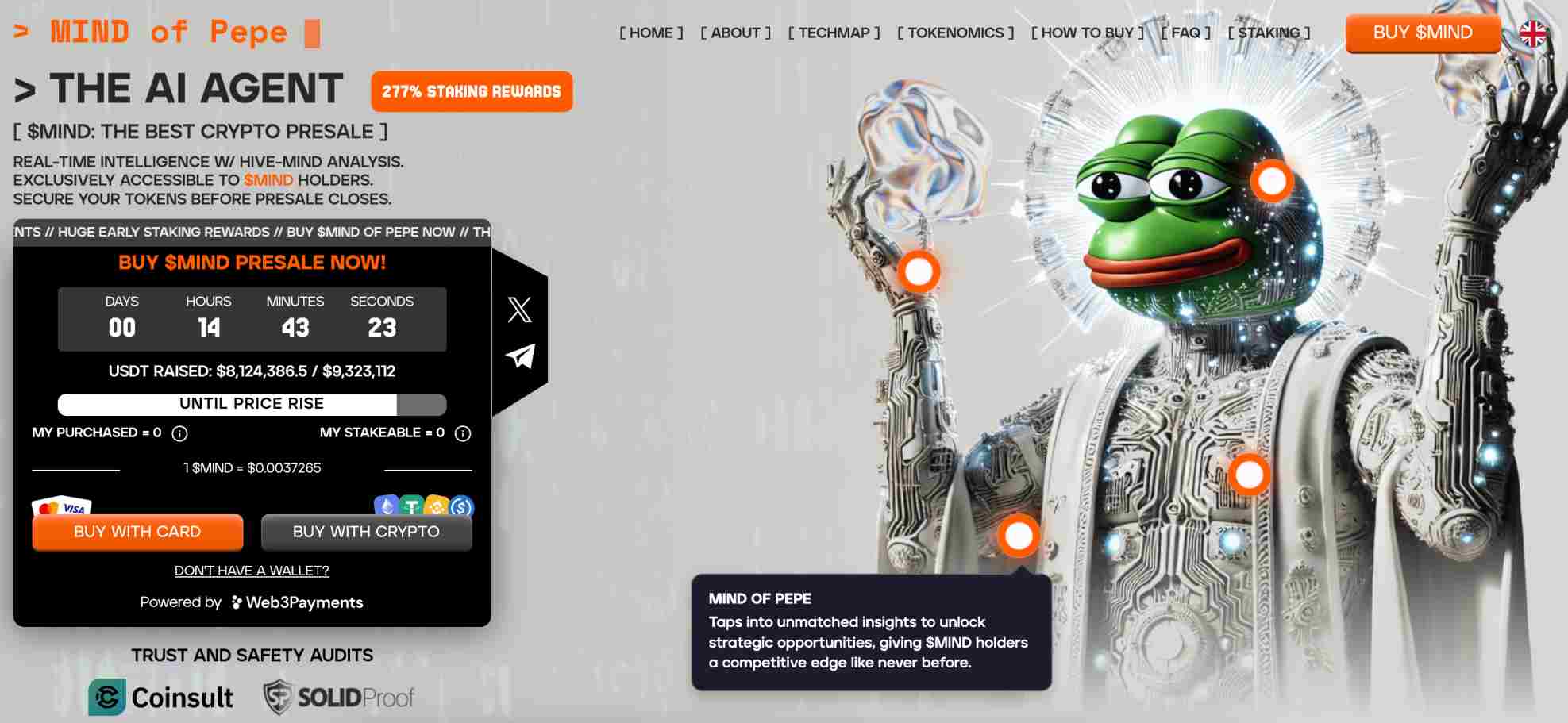 MIND of Pepe presale 