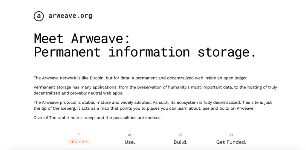 Arweave crypto