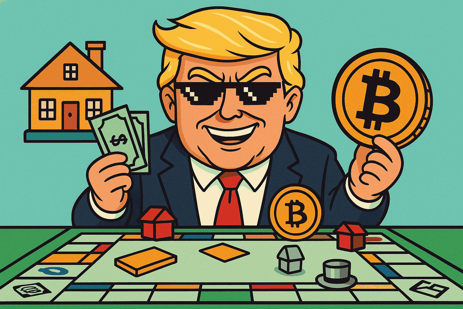 Trump’s Next Crypto Play: A Monopoly-Style Game with Real Estate and Tokens