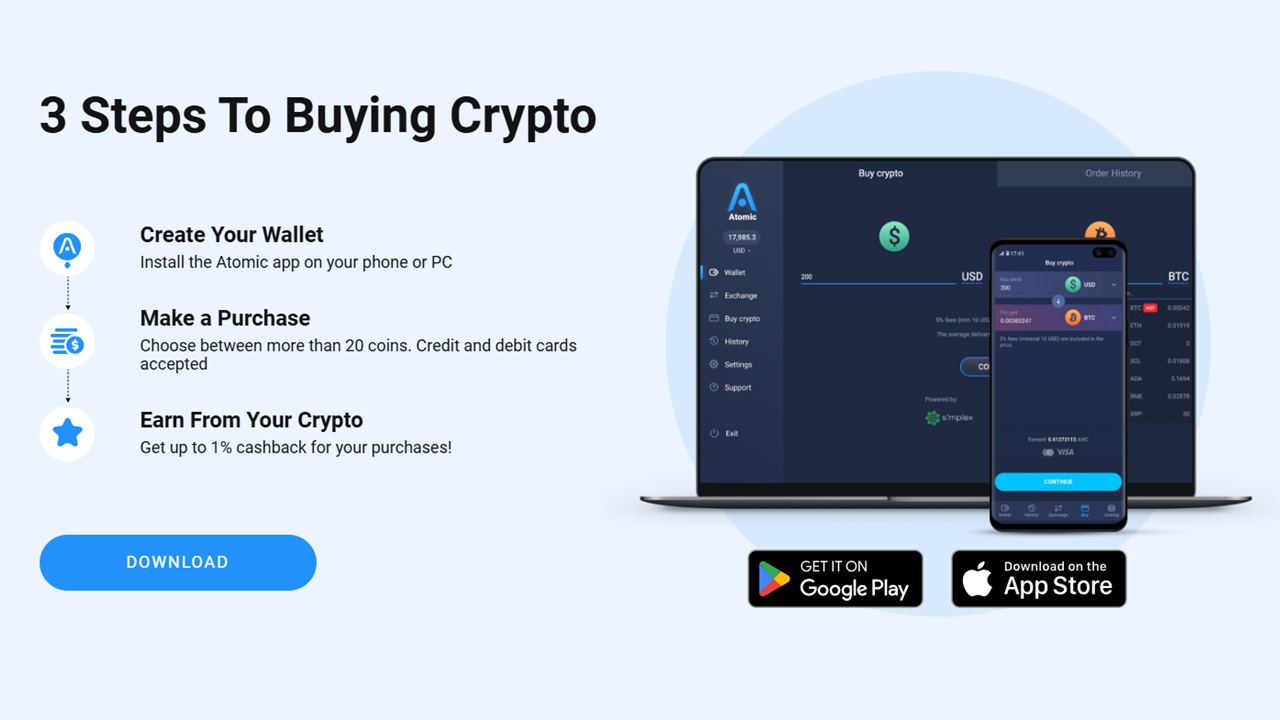 Atomic Wallet onramping