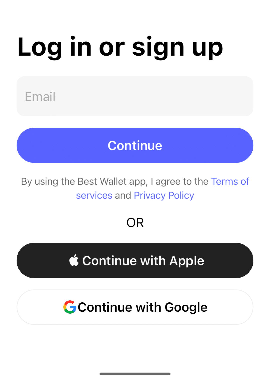 best wallet create account