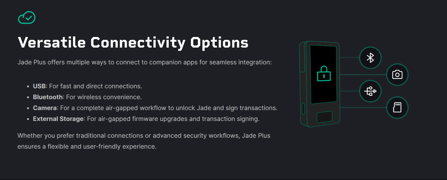 blockstream jade connectivity