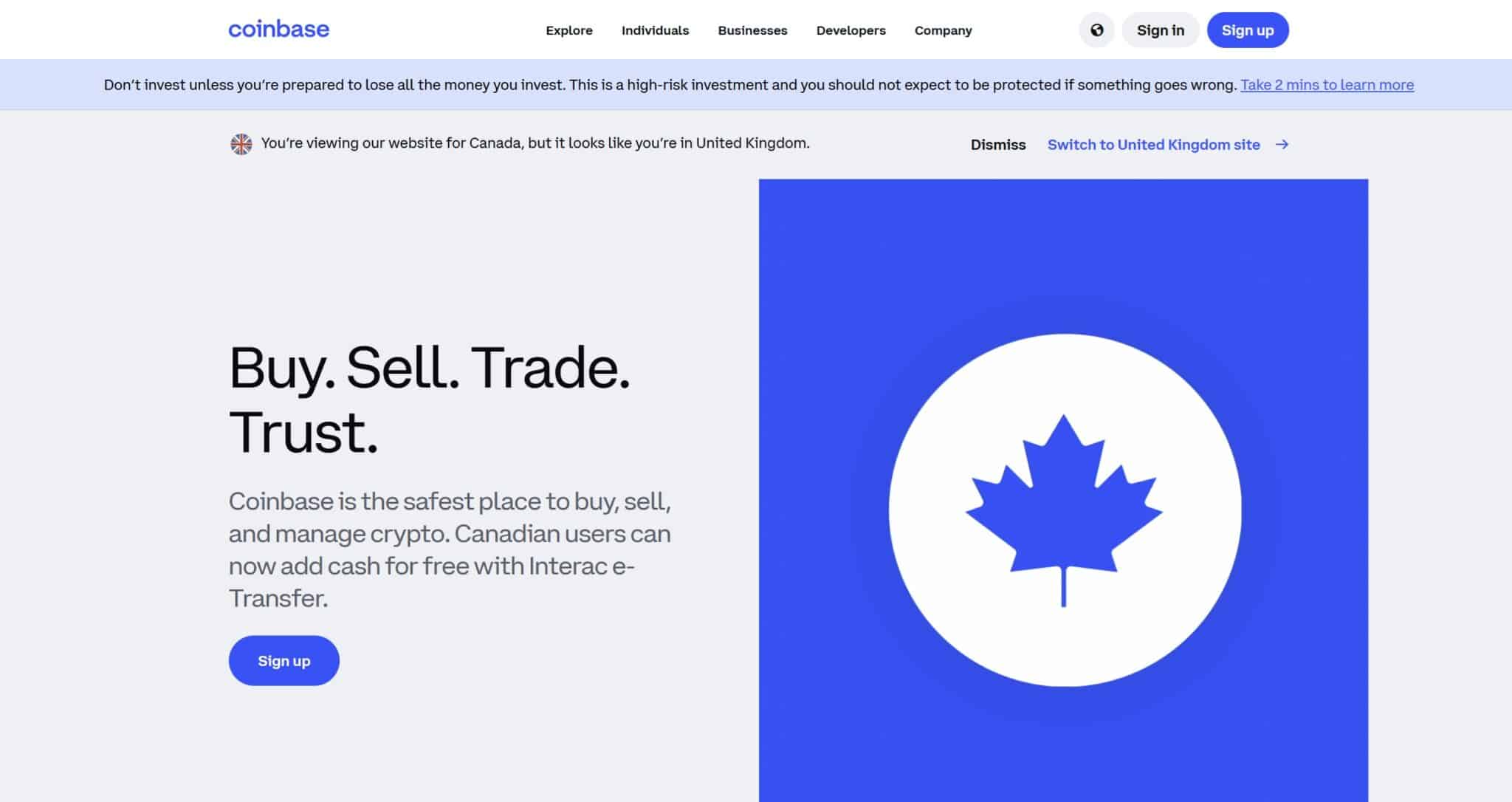 Canadian crypto platforms