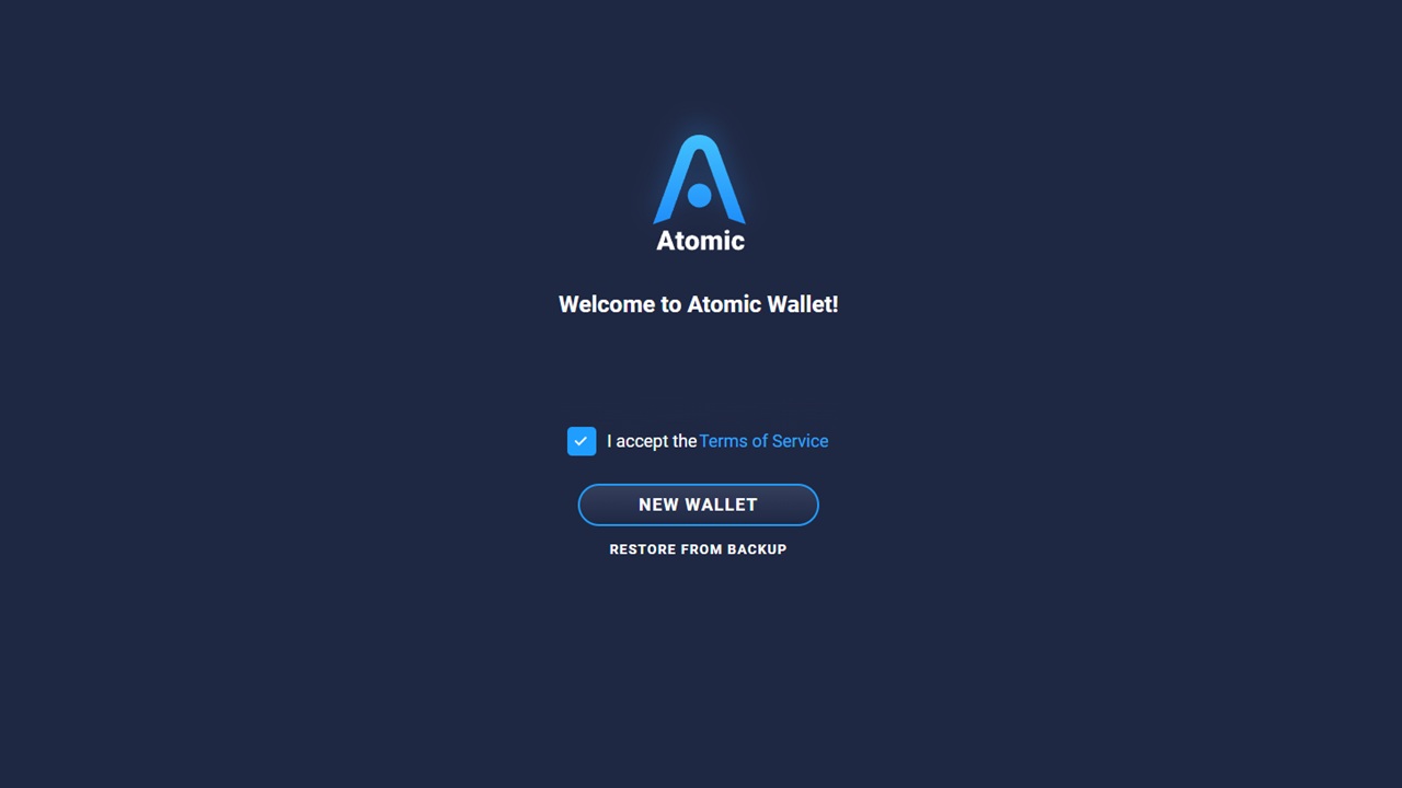 create Atomic Wallet