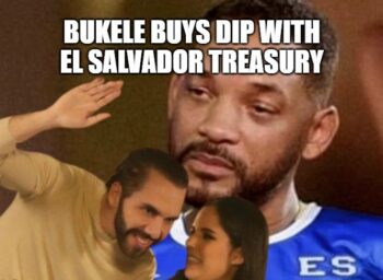 El Salvador buys Bitcoin during a $74,500 dip, as BTC recovers 7% to $79,600, despite fake tariff news causing even more drama.